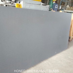 Honed Grey basalt slabs